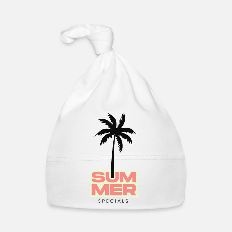 Summer Vibes Palm Trees Silhouette - Summertime Organic Baby Cap