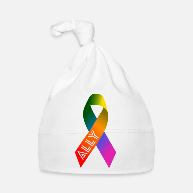 Queer Community Ally Loop Organic Baby Cap