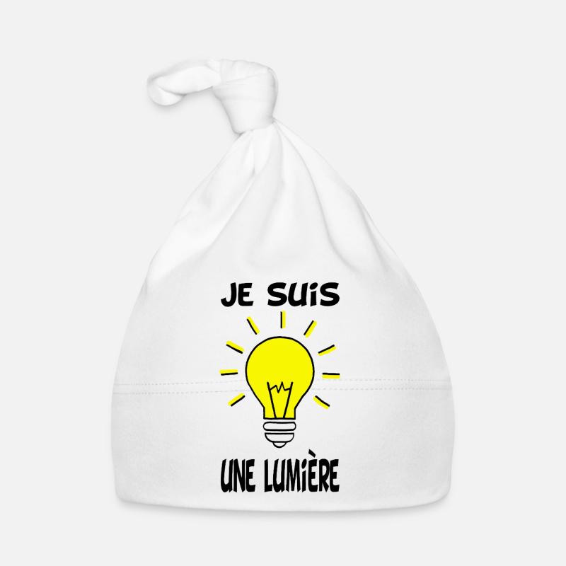 Je suis une lumière Bonnet bio Bébé
