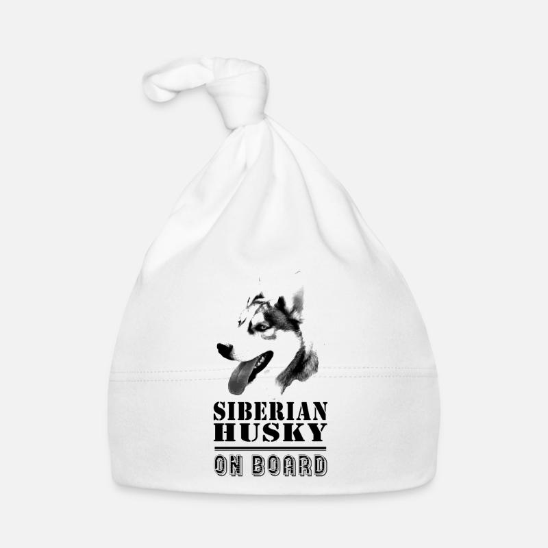 Husky on Board Organic Baby Cap