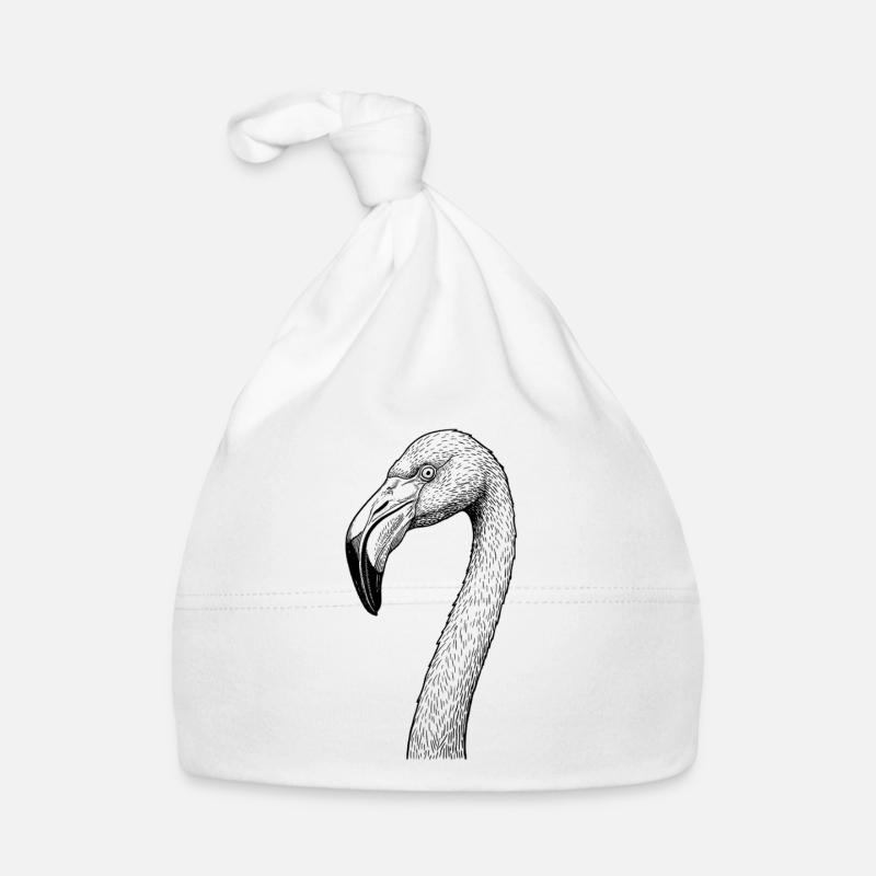 Flamingo Baby Bio-Mütze