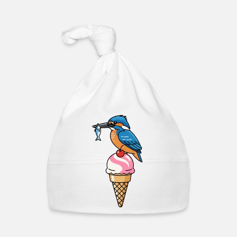 Eisvogel Baby Bio-Mütze