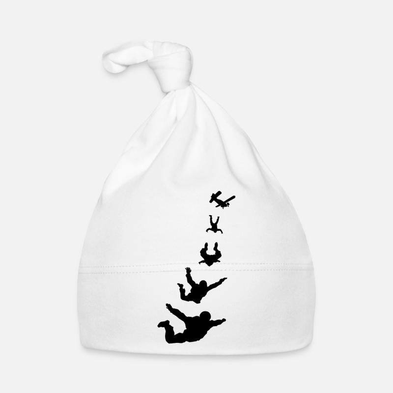 Skydiver Fallschirmspringer Baby Bio-Mütze