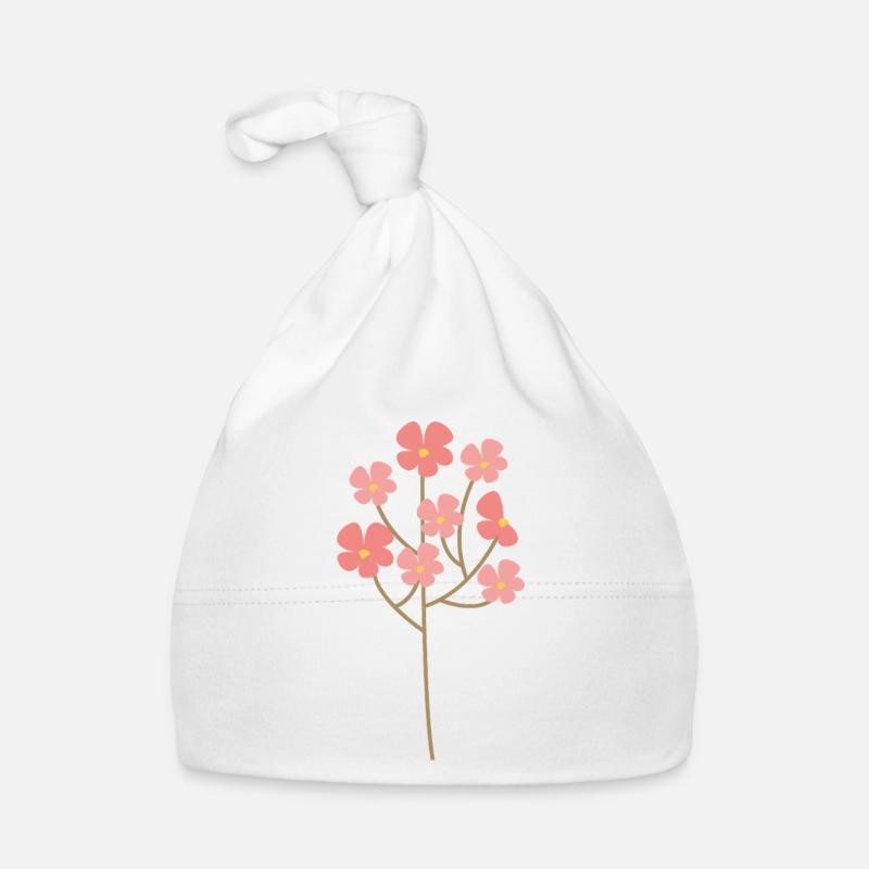 Blume Baby Bio-Mütze