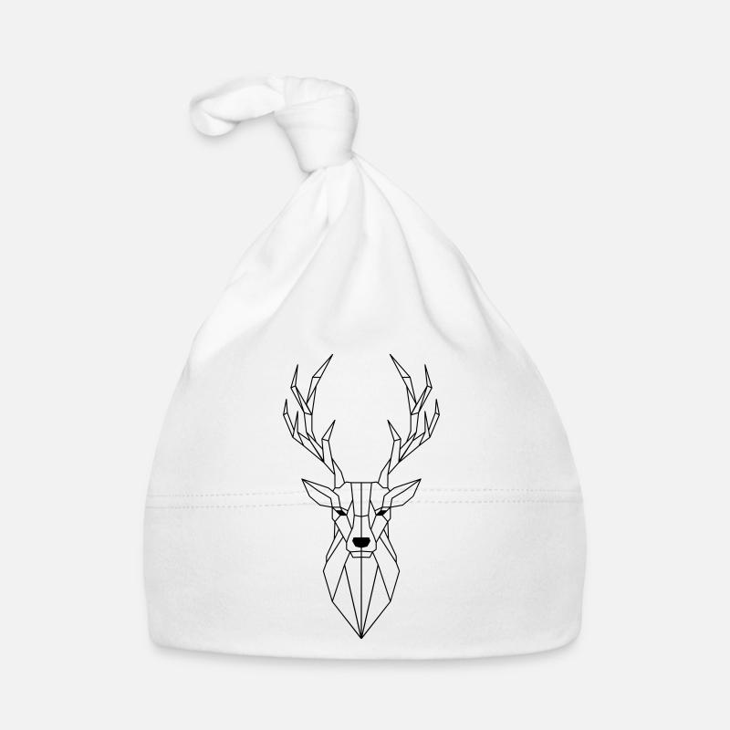 Deer Polygon Organic Baby Cap