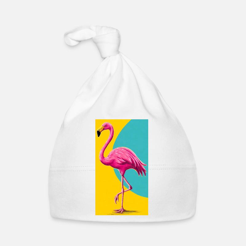 Flamingo Baby Bio-Mütze