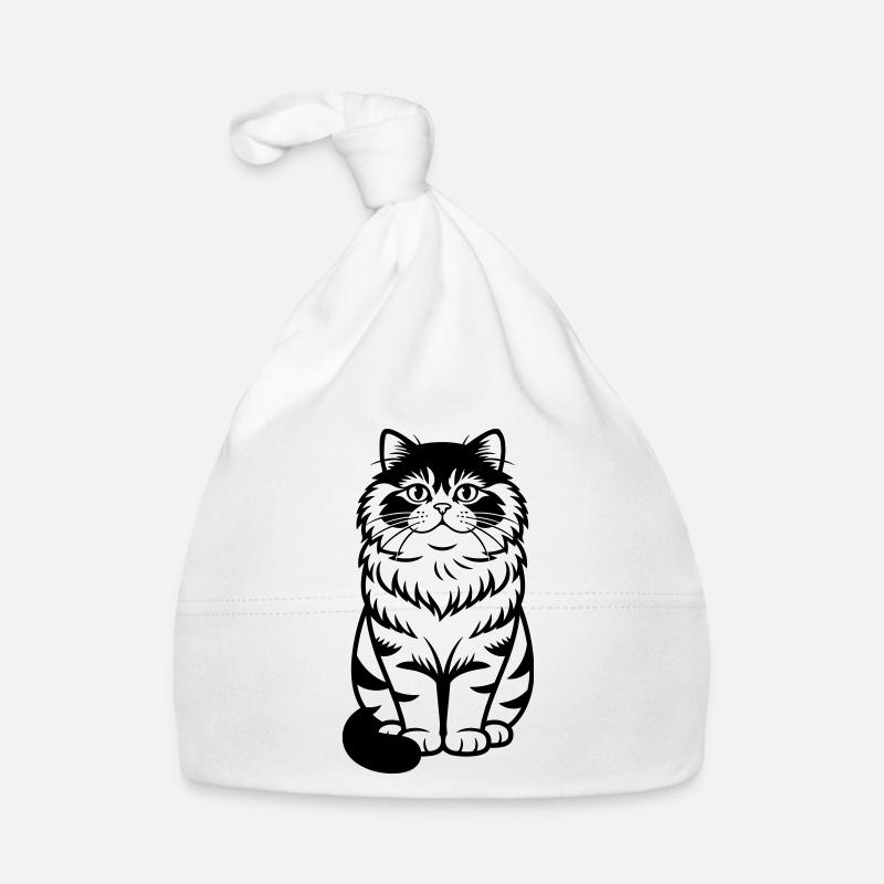 Perserkatze Baby Bio-Mütze