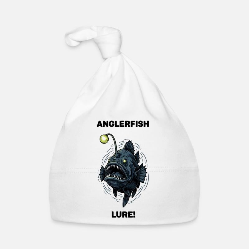Abyssal monkfish Lure anglerfish Organic Baby Cap