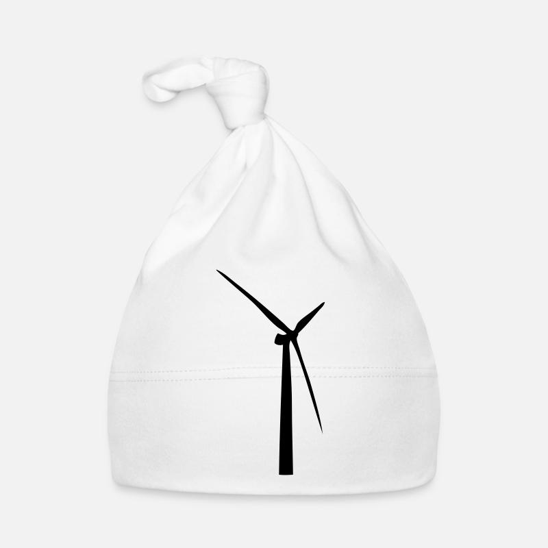 Windrad - Bonnet bio Bébé - blanc