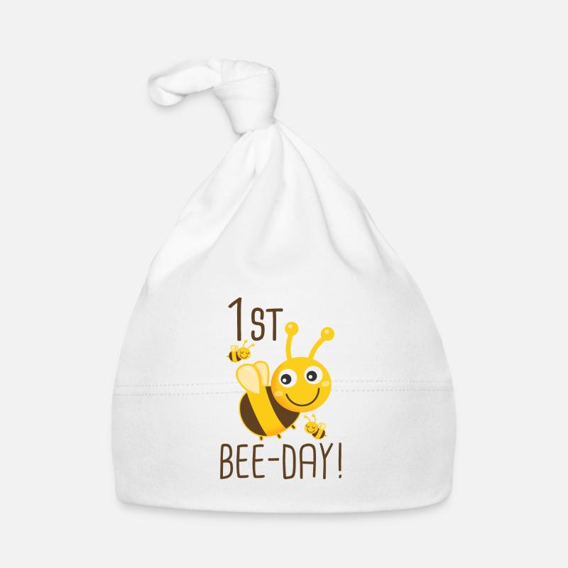 1er anniversaire bébé nourrisson 1st bee day Bonnet bio Bébé