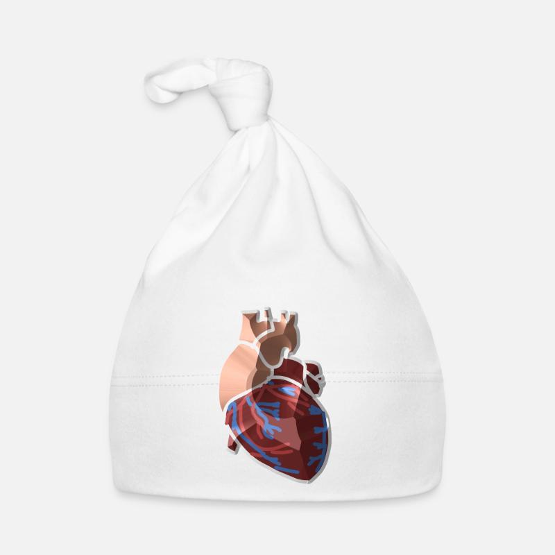 Herz Anatomie Baby Bio-Mütze