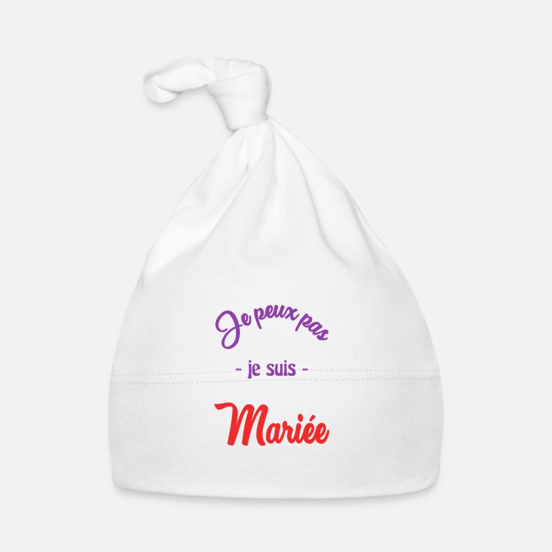 WEDDING. BRIDE-TO-BE Organic Baby Cap