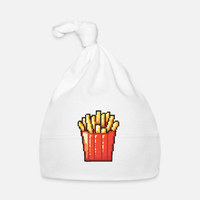Frites Pixel Gamer Bonnet bio Bébé
