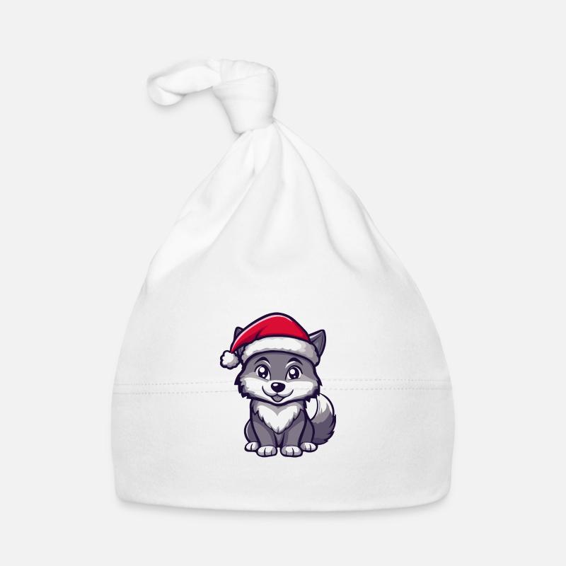 Loup Weihnachten Noël Bonnet bio Bébé