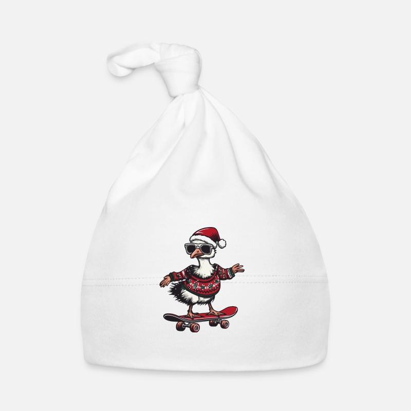 Bouquet Noël Drôle Bonnet bio Bébé