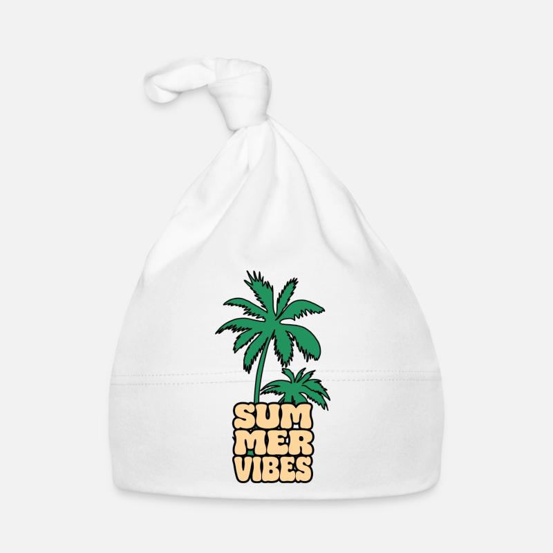 Summer Vibes Palme Baby Bio-Mütze