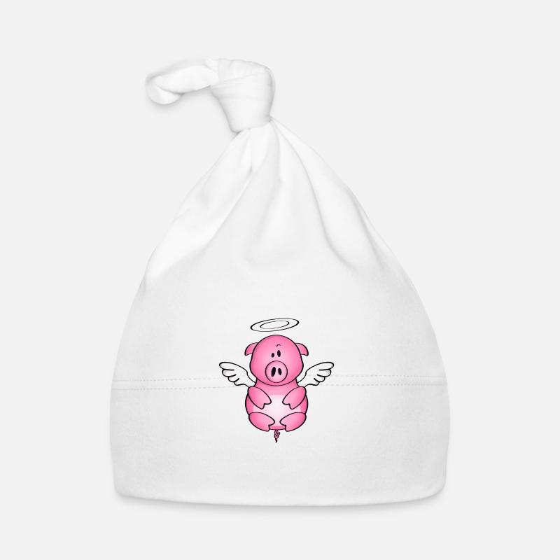 Winged pig Organic Baby Cap