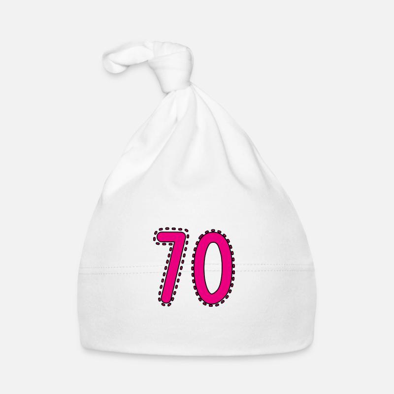 70. 70 YEARS. 70th ANNIVERSARY. 70 YEARS ANNIVERSARY. Organic Baby Cap