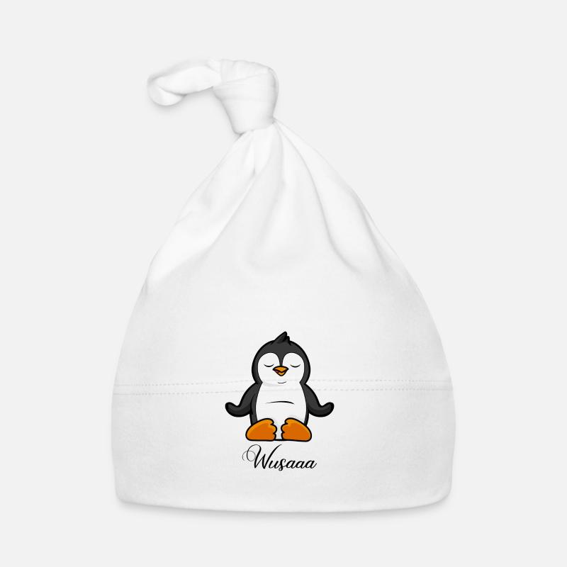Auszeit Durchatmen Wusaaa Pinguin Baby Bio-Mütze
