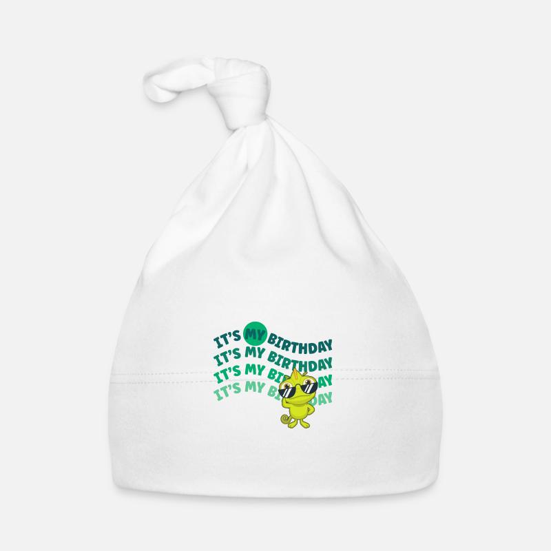 C’est mon anniversaire! Drôle de gecko Bonnet bio Bébé