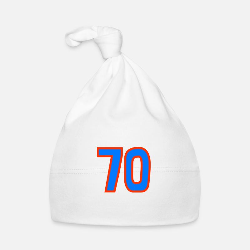 70. 70 YEARS. 70TH ANNIVERSARY. 70TH ANNIVERSARY. Organic Baby Cap