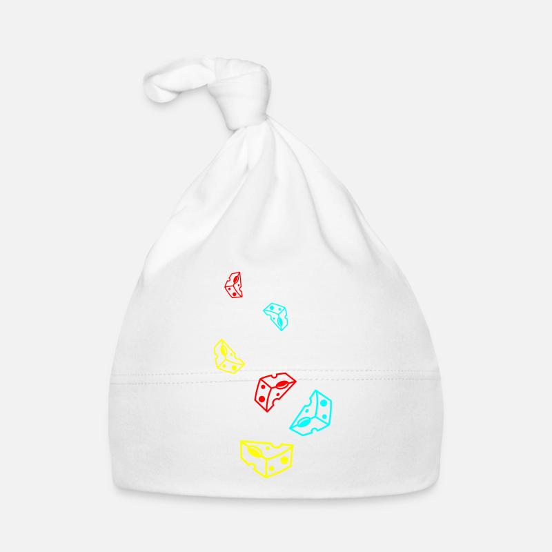 Cheese Symbol Organic Baby Cap