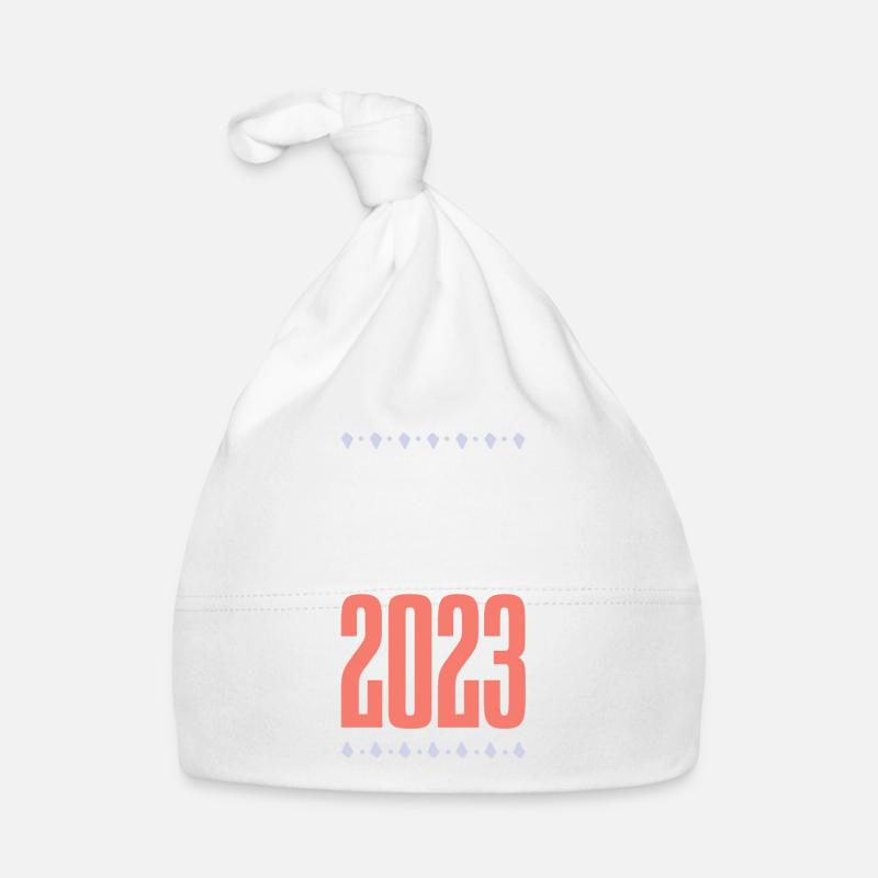 Prague 2023 - Bonnet bio Bébé - blanc