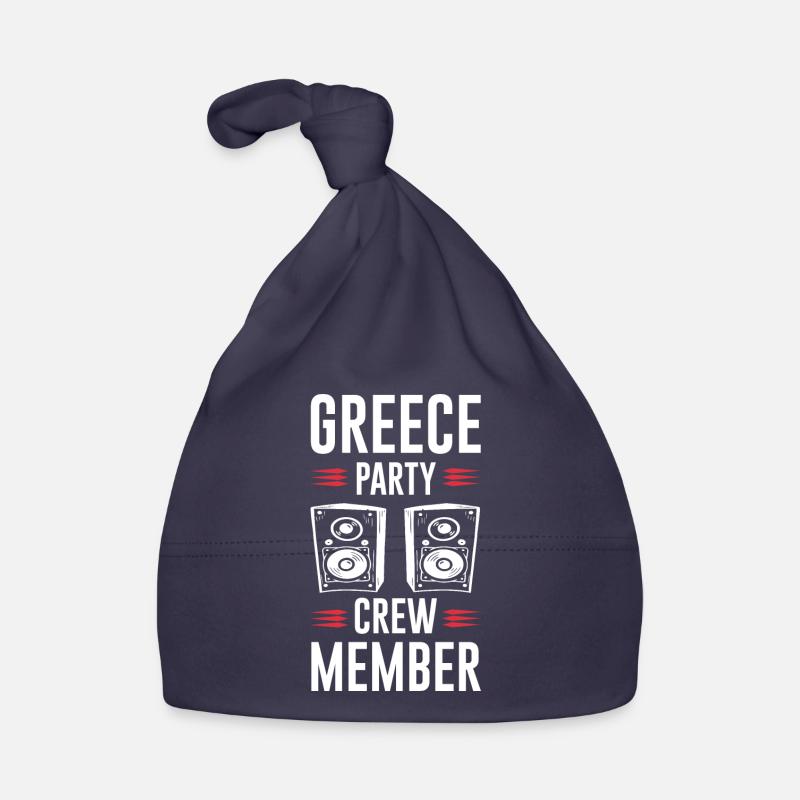 Greece Party Crew Baby Bio-Mütze