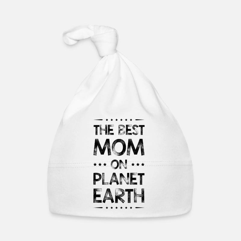 Meilleure maman Mom Citation Maman Bonnet bio Bébé