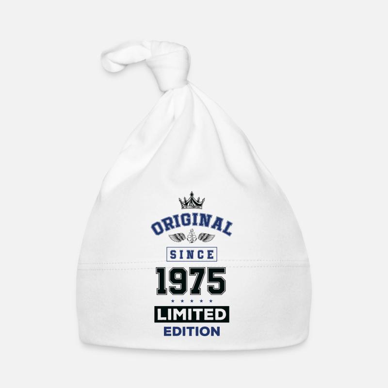 1975 limited edition Geburtstag Baby Bio-Mütze