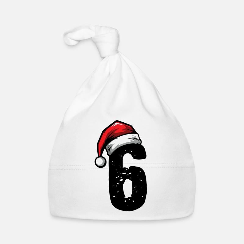 6 Numéro de Noël Bonnet bio Bébé