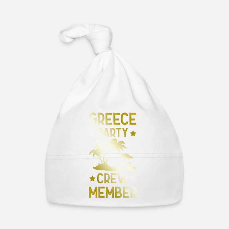 Greece Party Crew Baby Bio-Mütze