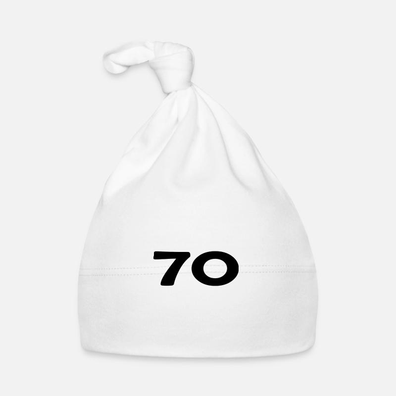 70. 70 YEARS. 70TH ANNIVERSARY. 70TH ANNIVERSARY. Organic Baby Cap