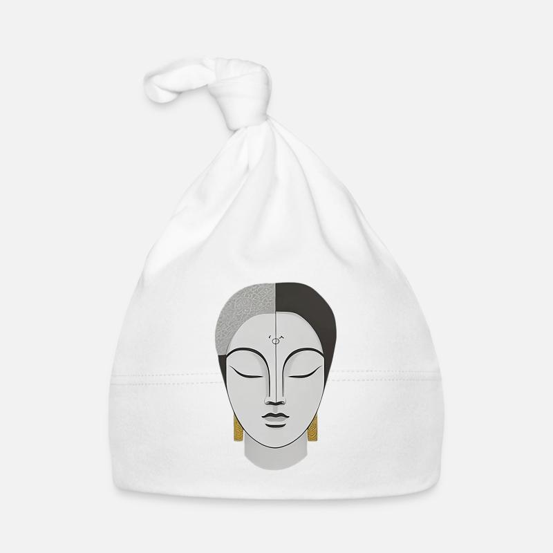 Visage dans le style bohème Bonnet bio Bébé