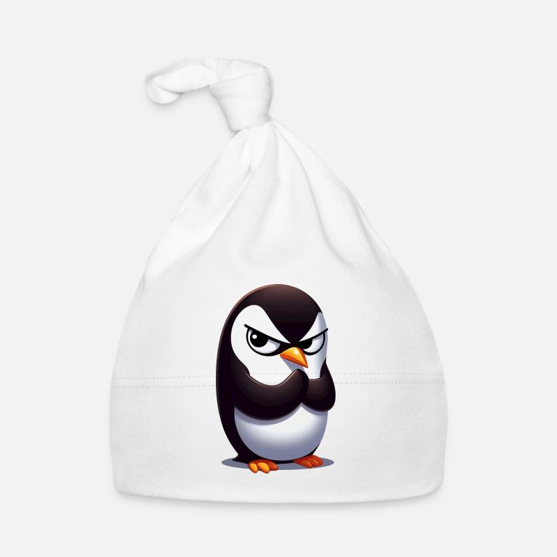 Pinguin Lustige Tiere Baby Bio-Mütze