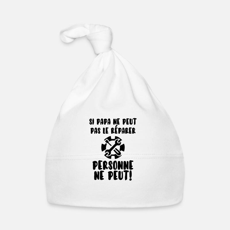 Papa bricoleur Bonnet bio Bébé
