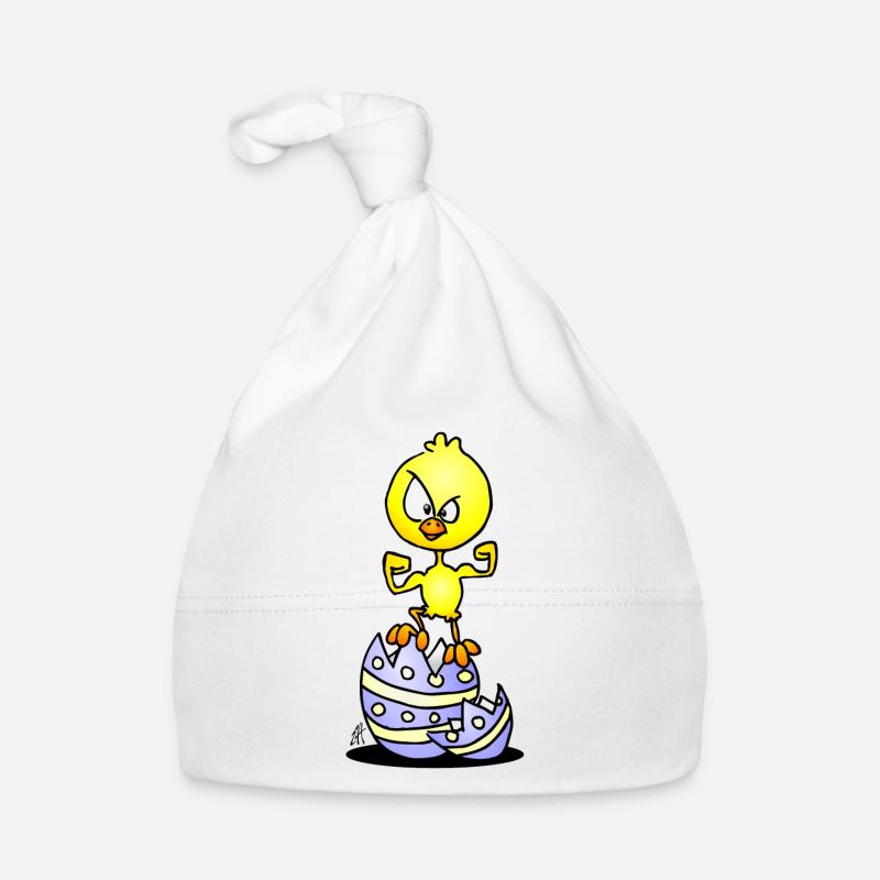 Poussin de Pâques Bonnet bio Bébé