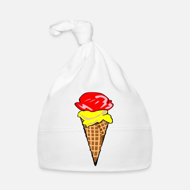 eis eiscreme restaurant ice cream sundae79 Baby Bio-Mütze