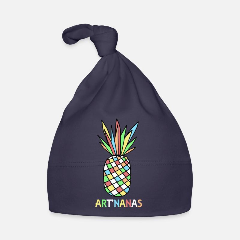 ananas multicolore Bonnet bio Bébé