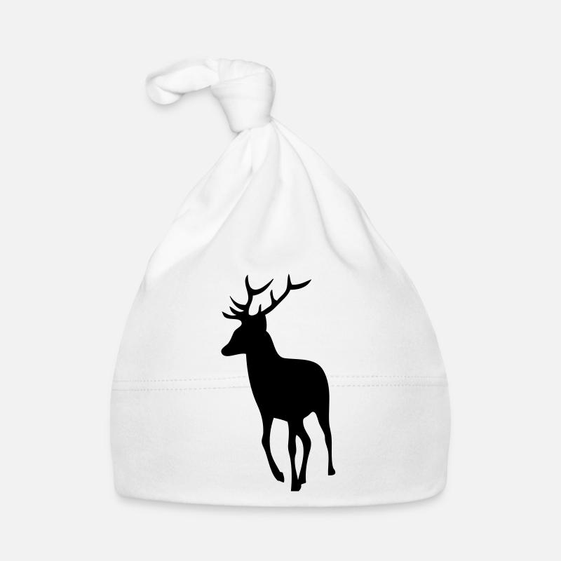cerf deer silhouette ombre shadow1 Bonnet bio Bébé