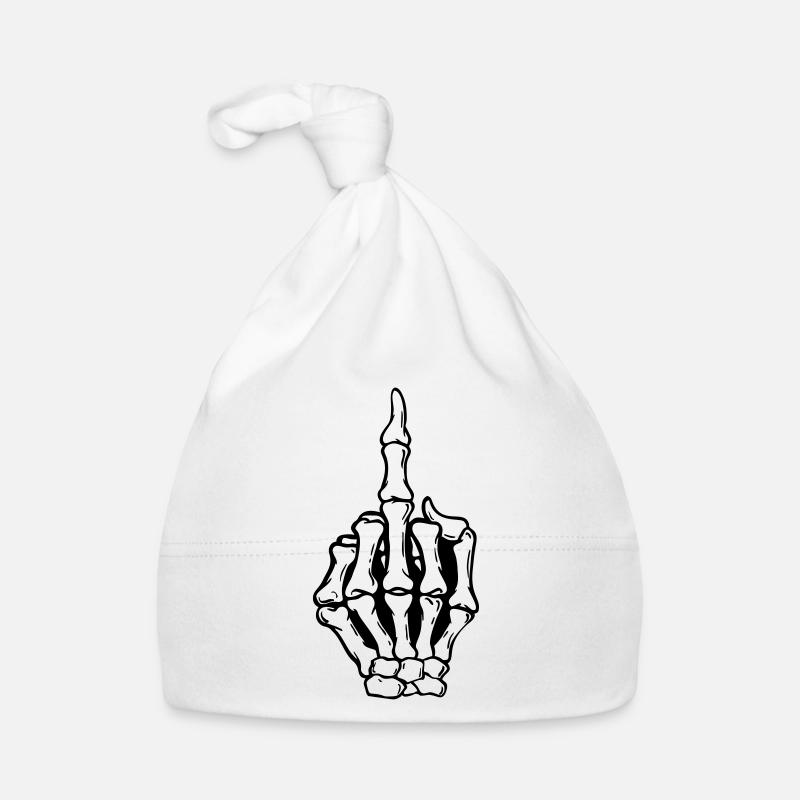 Skull finger Baby Bio-Mütze