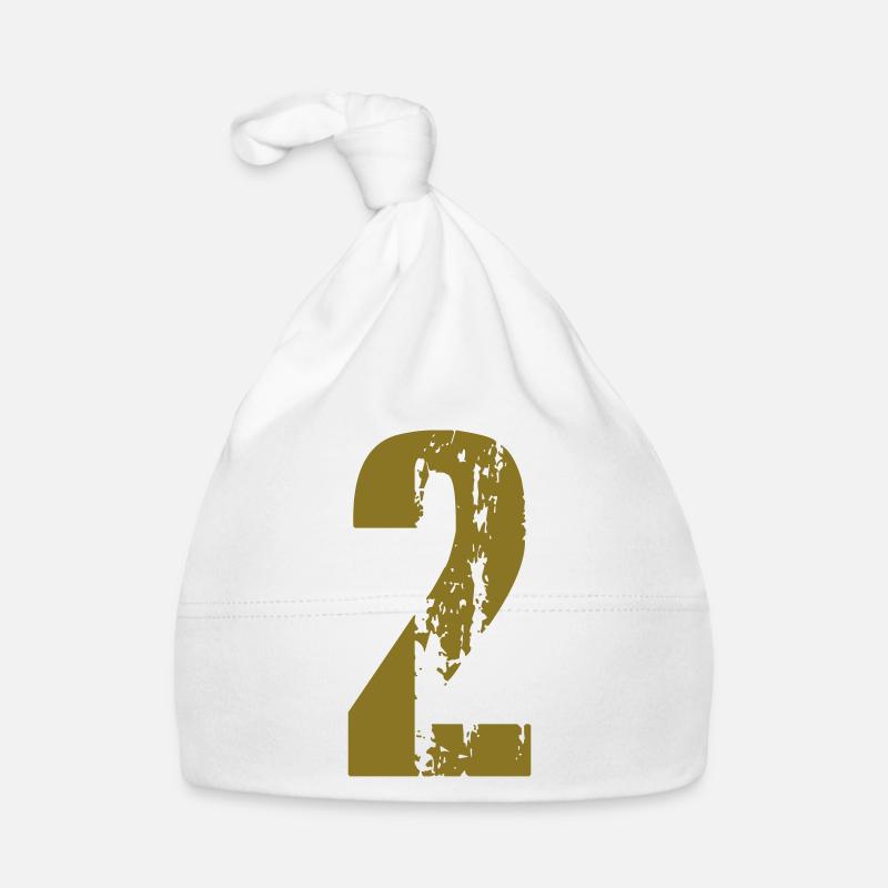 2 - Nummer Baby Bio-Mütze
