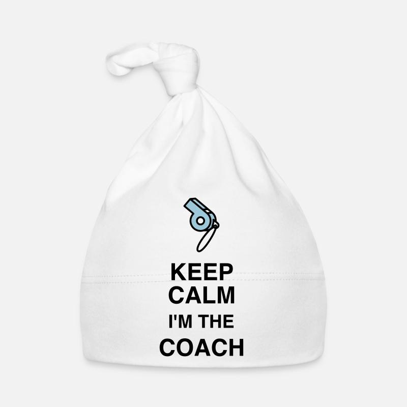 Coach Coaching Trainer Sport Entraineur Team Organic Baby Cap