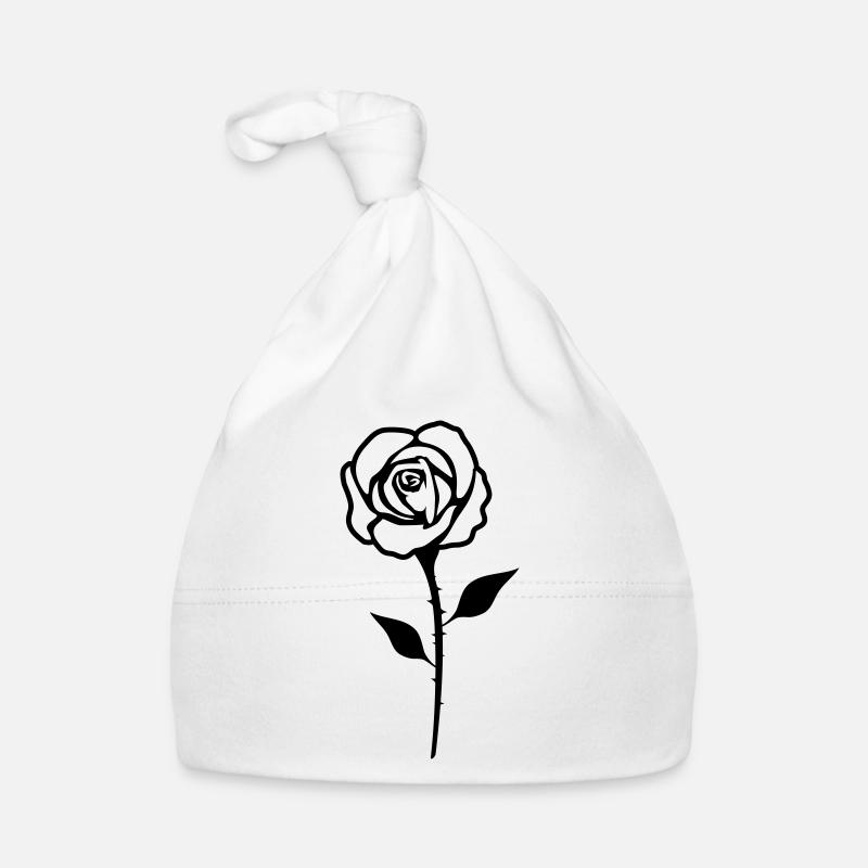 rose Baby Bio-Mütze