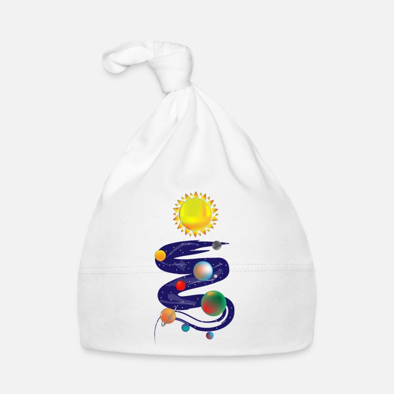 Painting Planets Organic Baby Cap