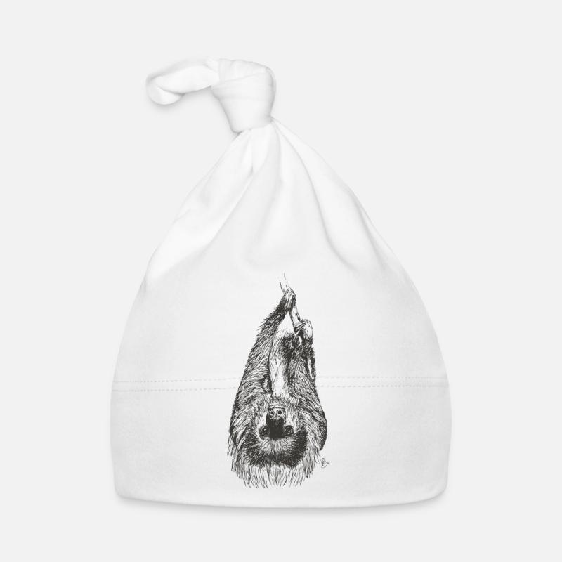 Sloth Organic Baby Cap