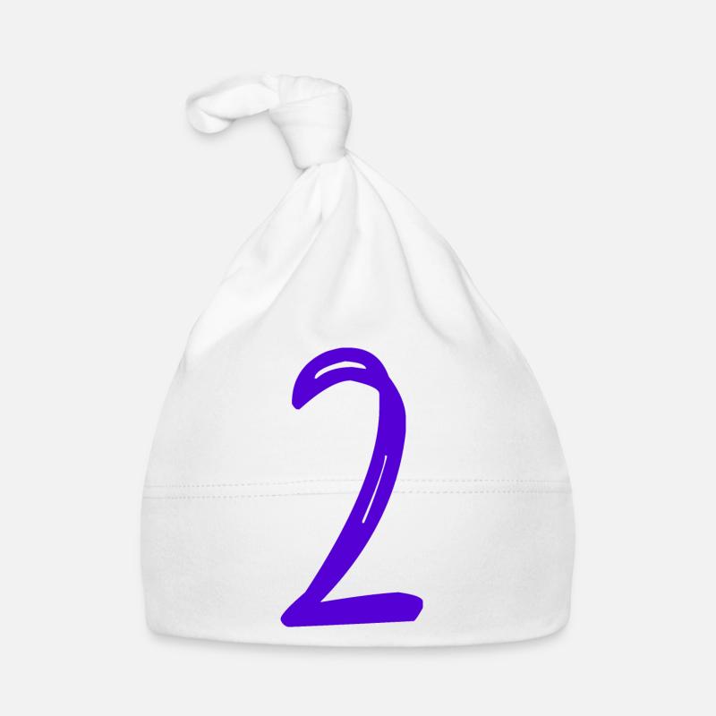 2 ANS. 2e ANNIVERSAIRE. ANNIVERSAIRE 2 ANS. 2 Bonnet bio Bébé