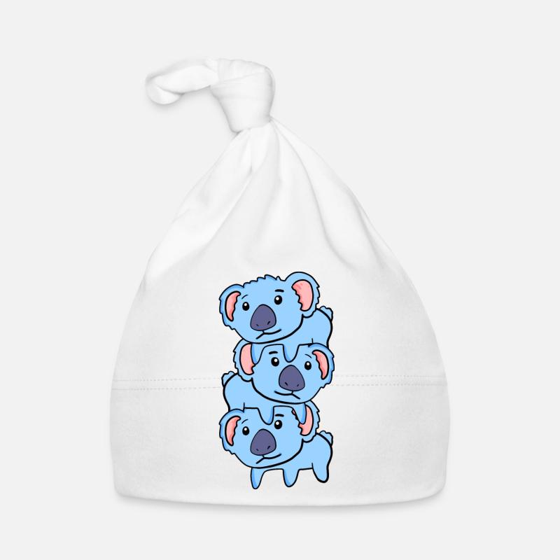 Niedliche Koalas Baby Bio-Mütze