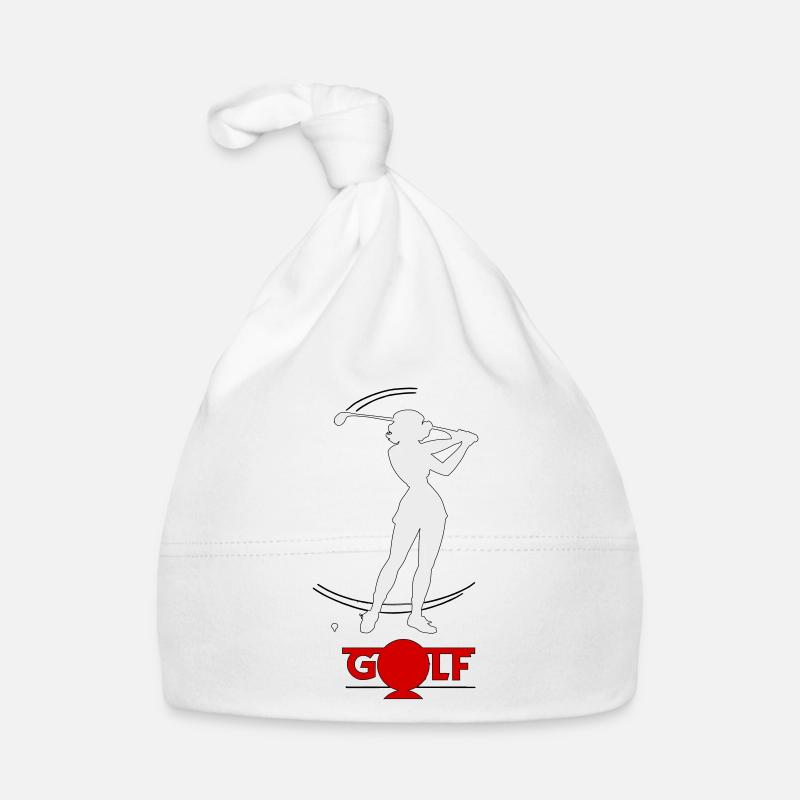 Retro-Golfer Baby Bio-Mütze