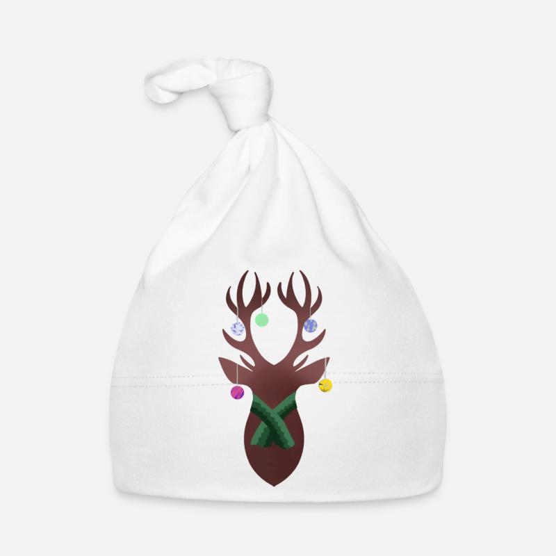 Renne de Noël Bonnet bio Bébé